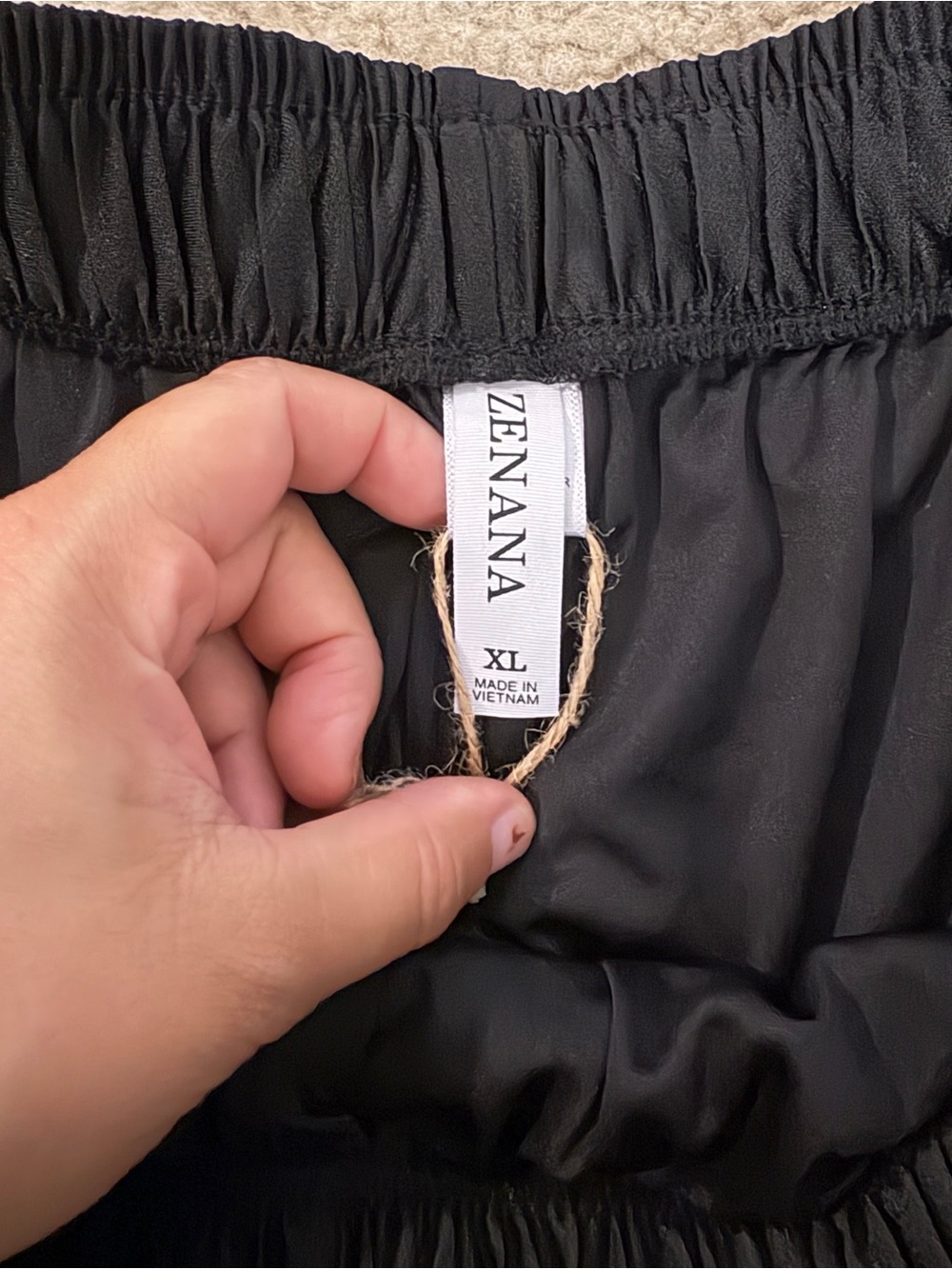 Zenana Outfitters Black Pleated Wide-Leg Pants - Picture 10 of 11